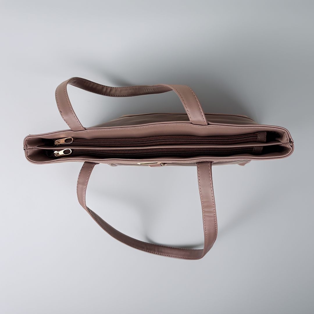 ‘Calvera’ Contrast Trim Classic Tote