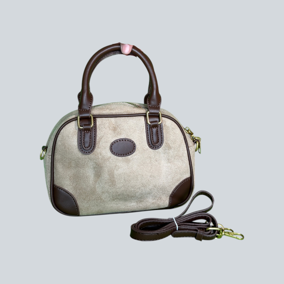 ‘Veloura Mini’ Classic Boston Bag