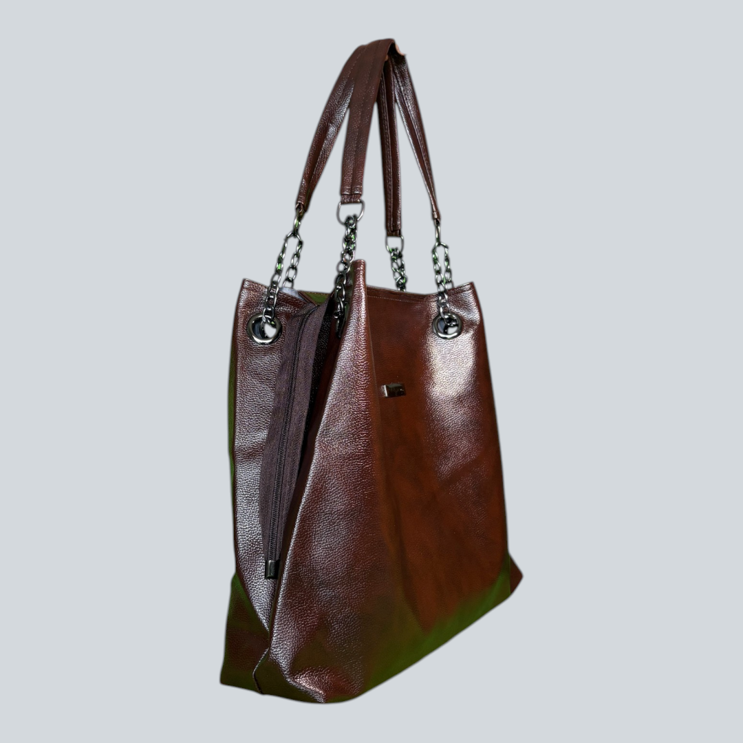 ‘Vantara’ Chain-Link Shoulder Tote