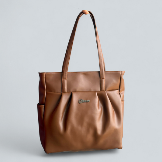 ‘Elvona’ Pleated Utility Tote