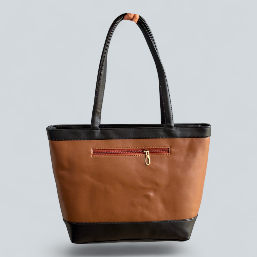 ‘Calvera’ Contrast Trim Classic Tote