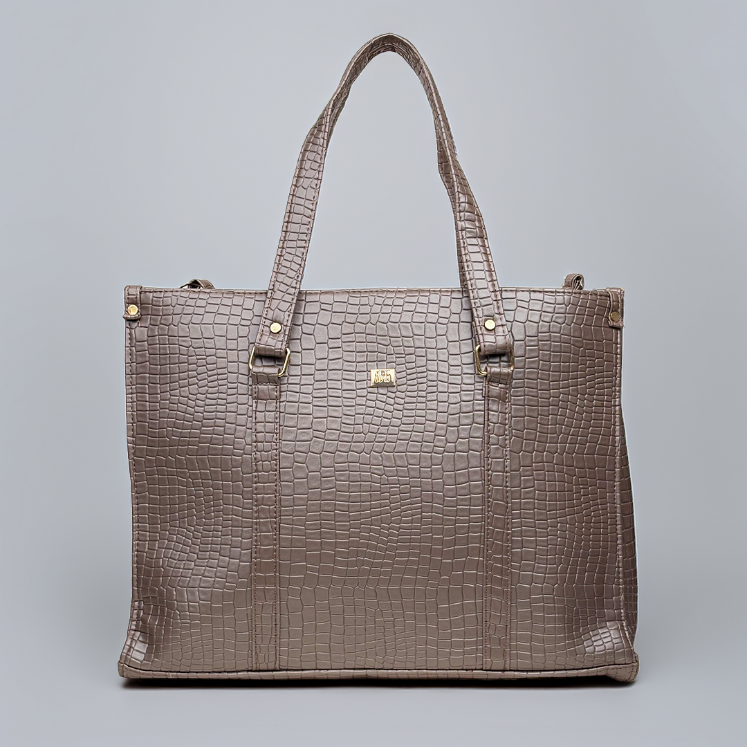 ‘Aurevia’ Structured Work Tote [CROC]