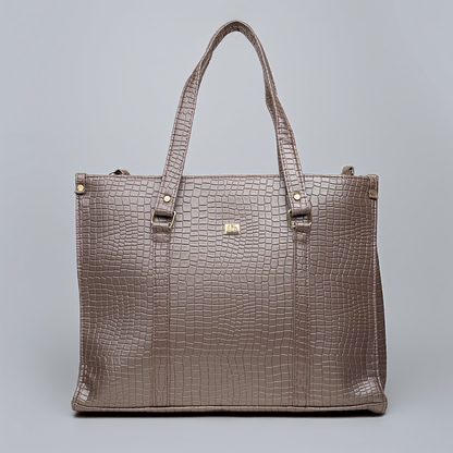 ‘Aurevia’ Structured Work Tote [CROC]
