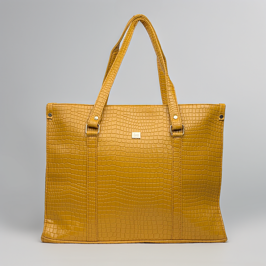 ‘Aurevia’ Structured Work Tote [CROC]