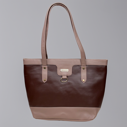 ‘Calvera’ Contrast Trim Classic Tote
