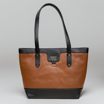‘Calvera’ Contrast Trim Classic Tote
