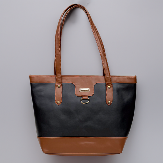 ‘Calvera’ Contrast Trim Classic Tote