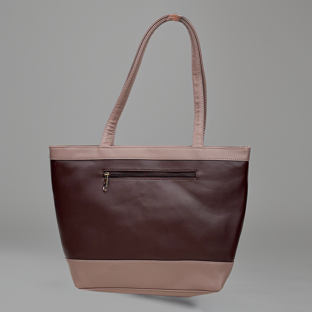 ‘Calvera’ Contrast Trim Classic Tote