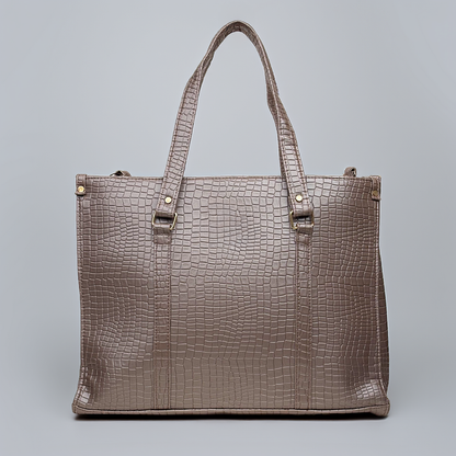 ‘Aurevia’ Structured Work Tote [CROC]