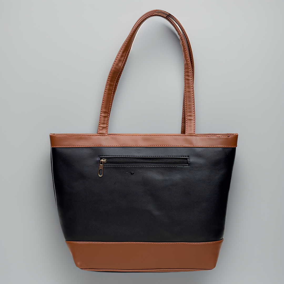 ‘Calvera’ Contrast Trim Classic Tote