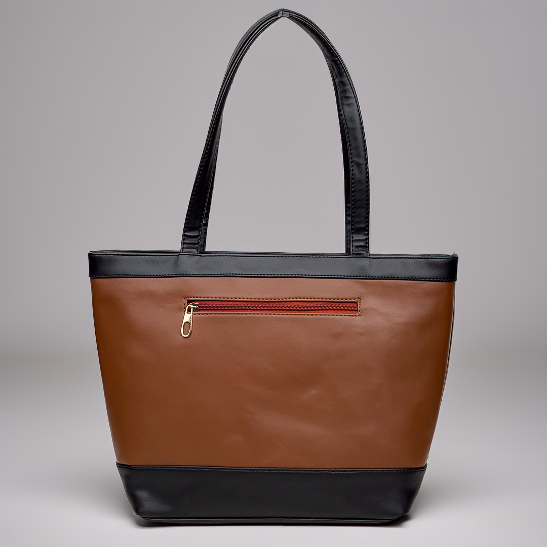 ‘Calvera’ Contrast Trim Classic Tote