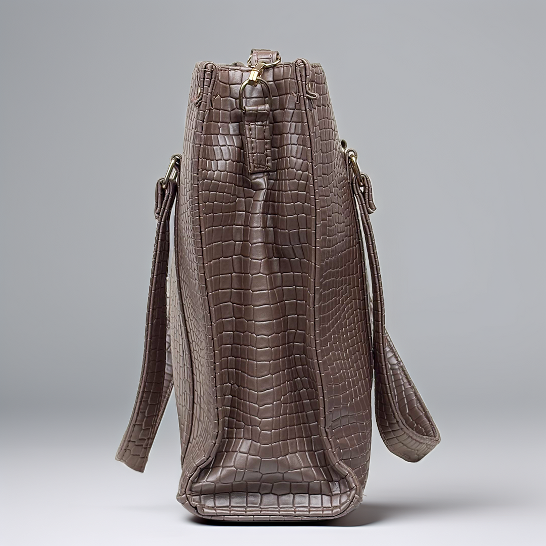 ‘Aurevia’ Structured Work Tote [CROC]