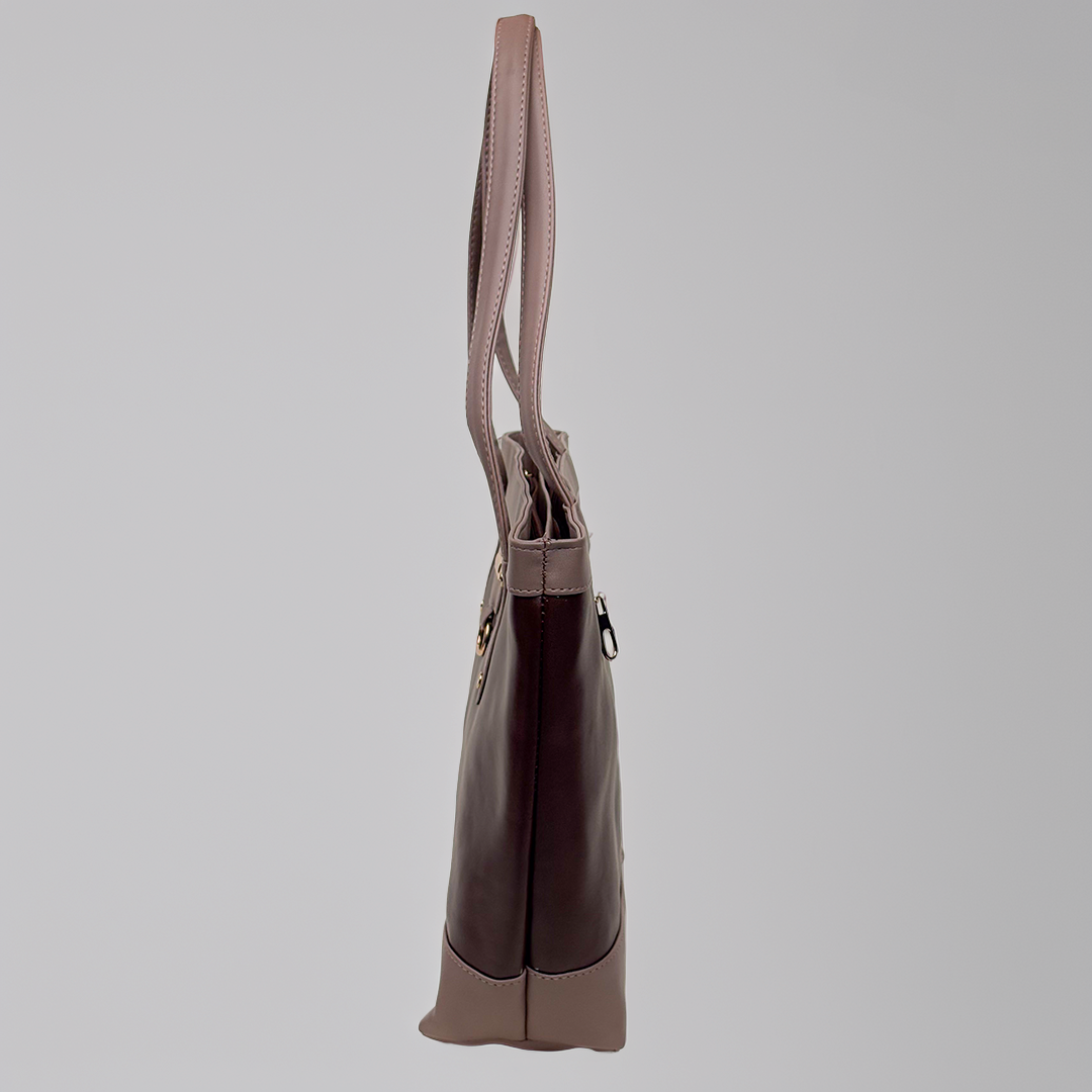 ‘Calvera’ Contrast Trim Classic Tote
