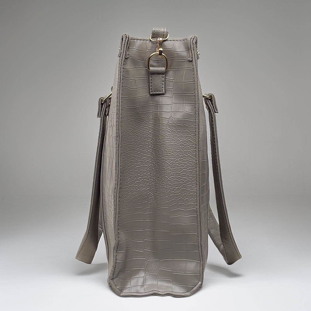 ‘Aurevia’ Structured Work Tote [CROC]