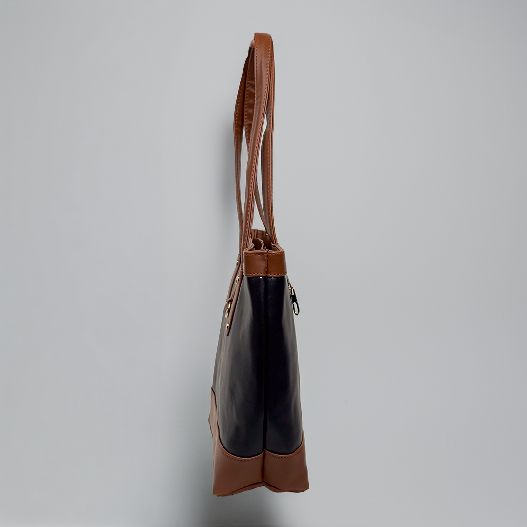 ‘Calvera’ Contrast Trim Classic Tote