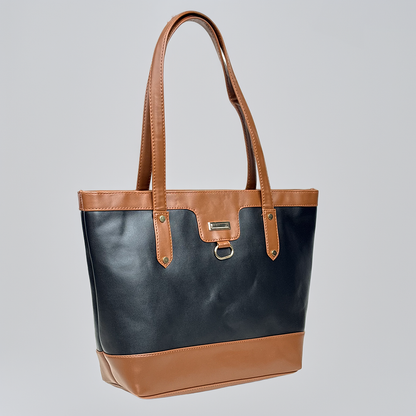 ‘Calvera’ Contrast Trim Classic Tote