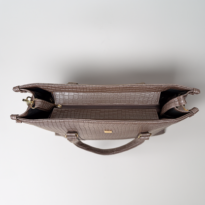 ‘Aurevia’ Structured Work Tote [CROC]