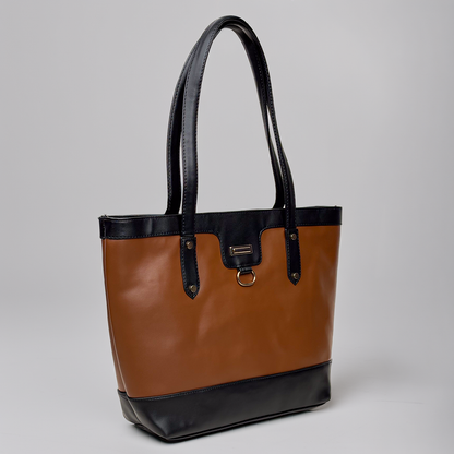 ‘Calvera’ Contrast Trim Classic Tote