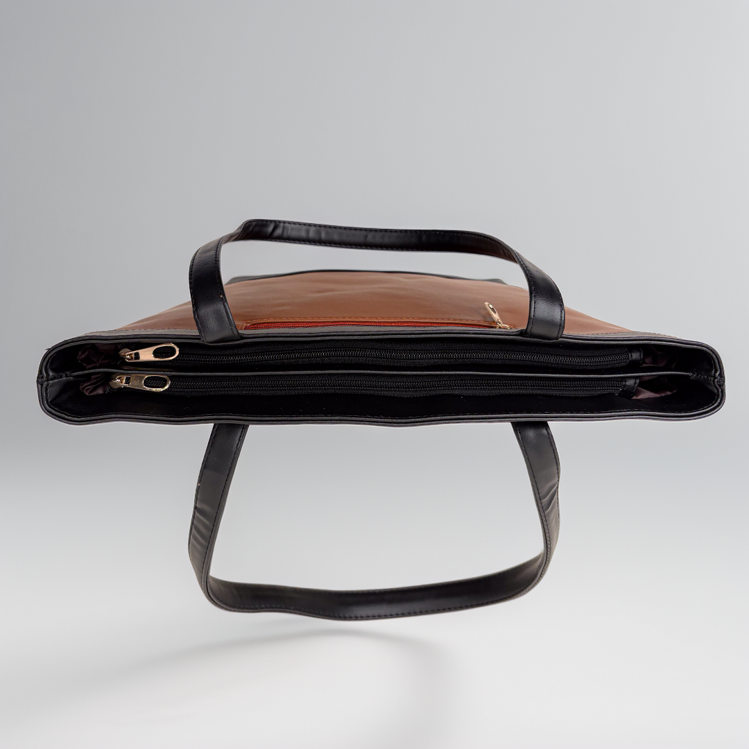 ‘Calvera’ Contrast Trim Classic Tote