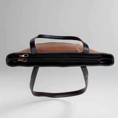 ‘Calvera’ Contrast Trim Classic Tote