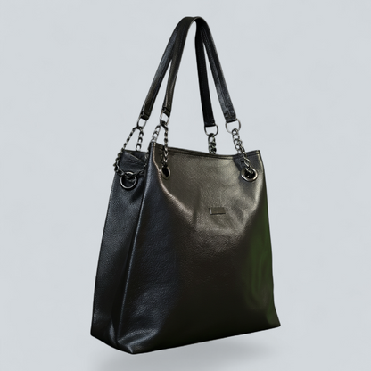 ‘Vantara’ Chain-Link Shoulder Tote