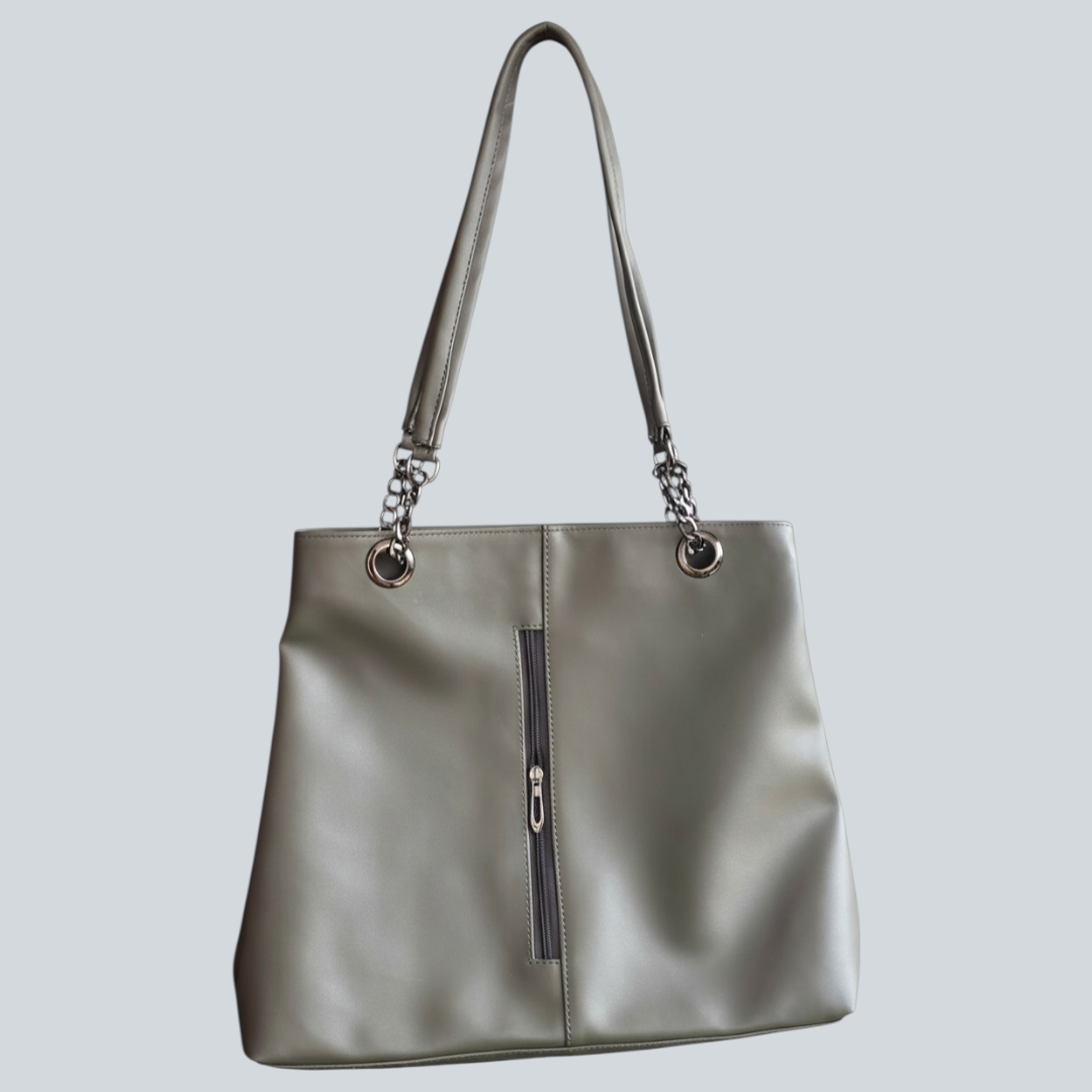 ‘Seravia’ Vertical Zip Shoulder Tote
