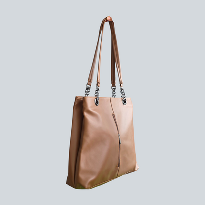 ‘Seravia’ Vertical Zip Shoulder Tote