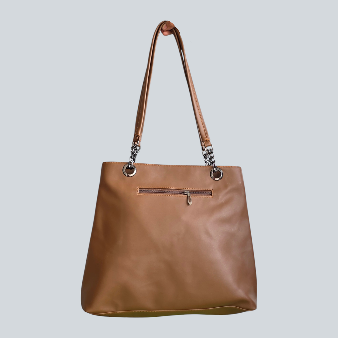 ‘Seravia’ Vertical Zip Shoulder Tote