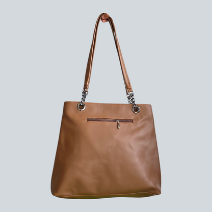 ‘Seravia’ Vertical Zip Shoulder Tote