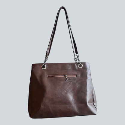 ‘Bravelle’ Chain Strap Structured Tote