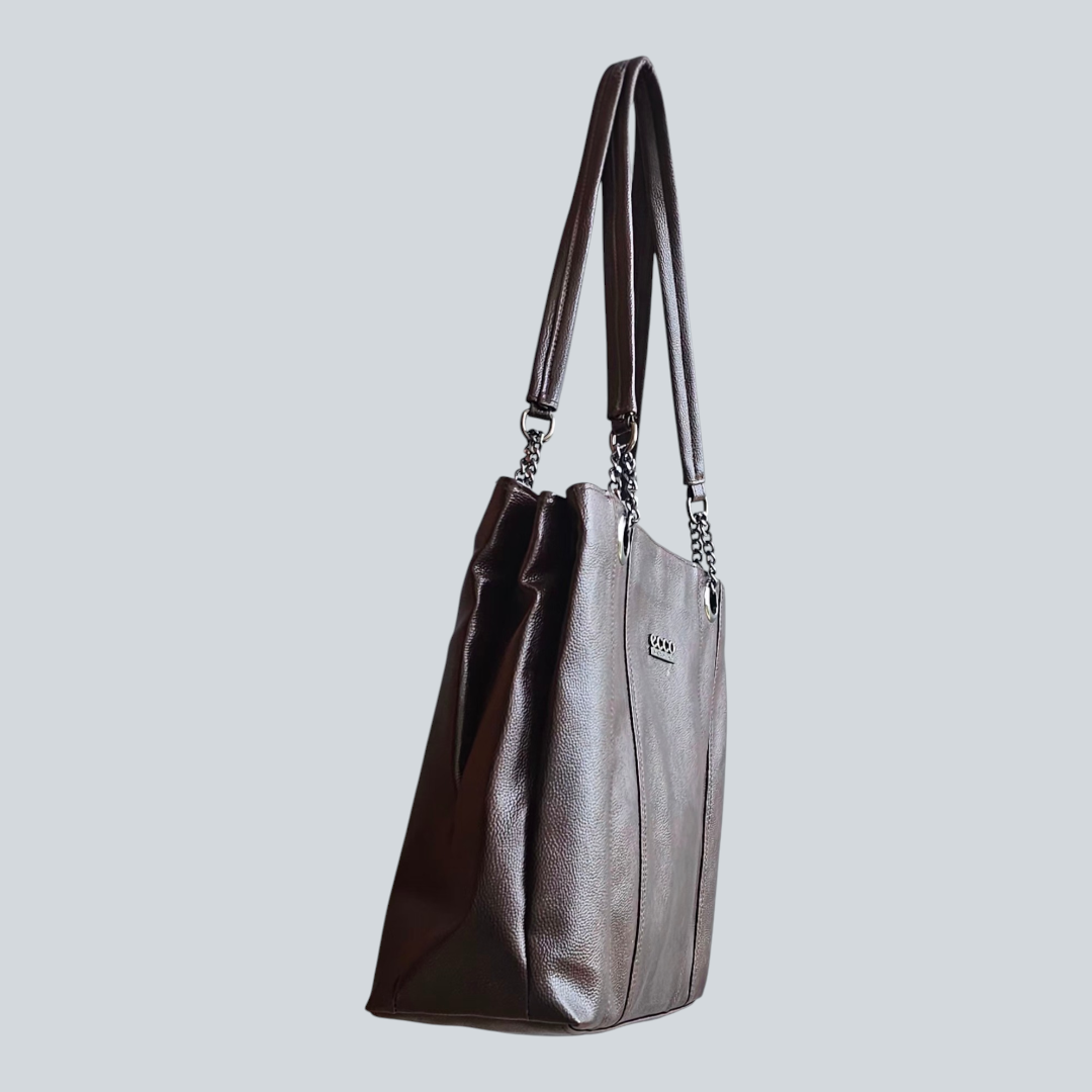 ‘Bravelle’ Chain Strap Structured Tote