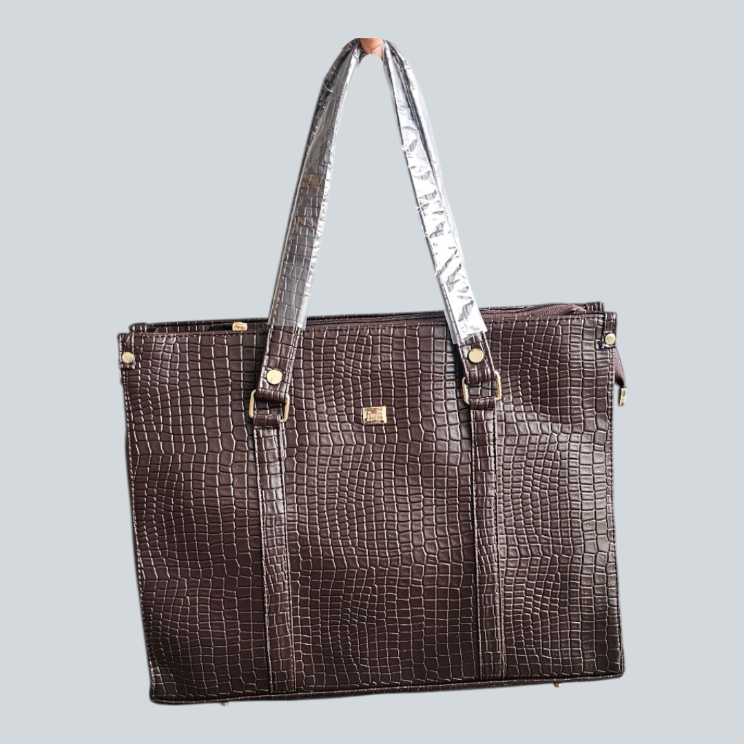 ‘Aurevia’ Structured Work Tote [CROC]