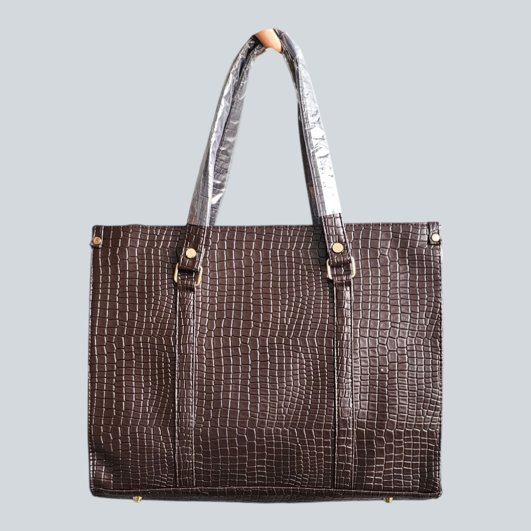 ‘Aurevia’ Structured Work Tote [CROC]