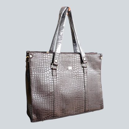 ‘Aurevia’ Structured Work Tote [CROC]