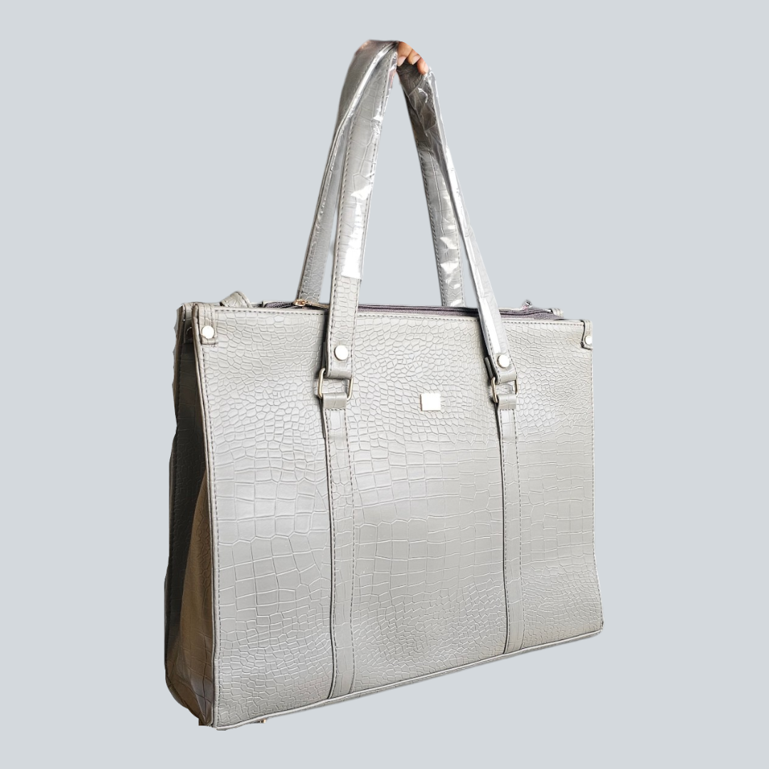 ‘Aurevia’ Structured Work Tote [CROC]