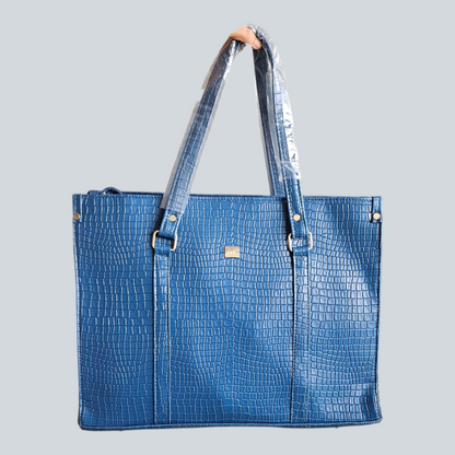 ‘Aurevia’ Structured Work Tote [CROC]