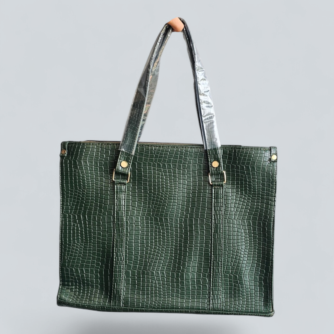 ‘Aurevia’ Structured Work Tote [CROC]