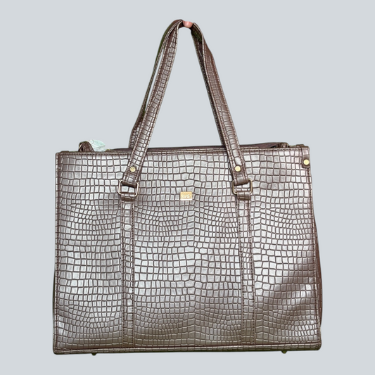‘Aurevia’ Structured Work Tote [CROC]