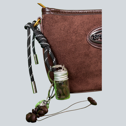 ‘BrewMuse’ Vintage Crossbody Pouch