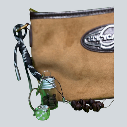 ‘BrewMuse’ Vintage Crossbody Pouch