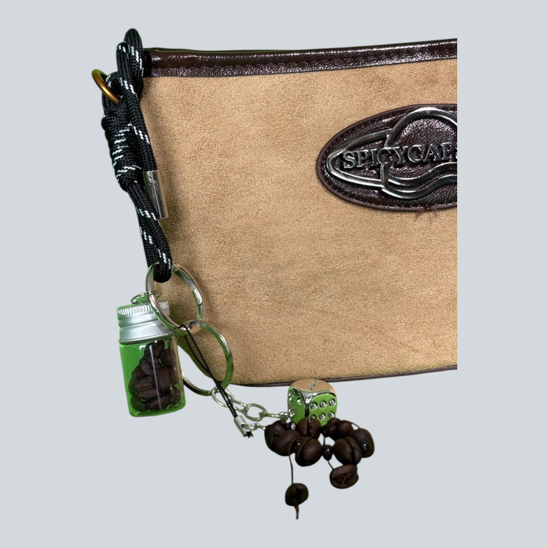 ‘BrewMuse’ Vintage Crossbody Pouch