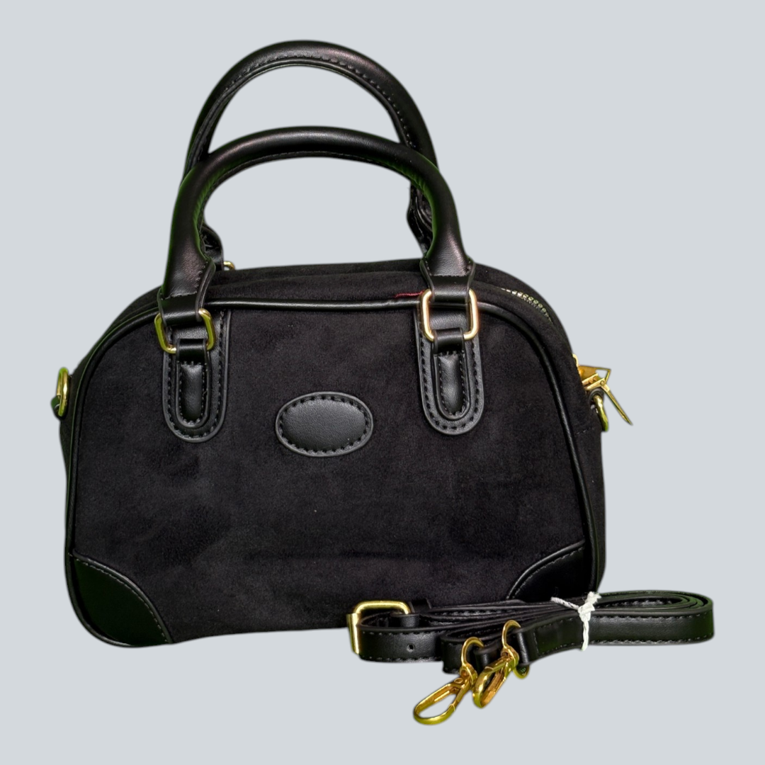 ‘Veloura Mini’ Classic Boston Bag
