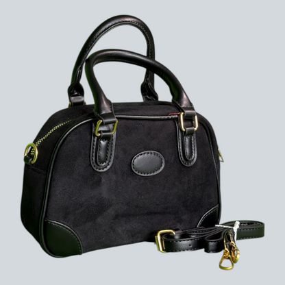 ‘Veloura Mini’ Classic Boston Bag