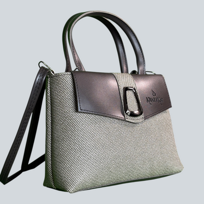 ‘Virelle Lock’ Structured Mini Satchel