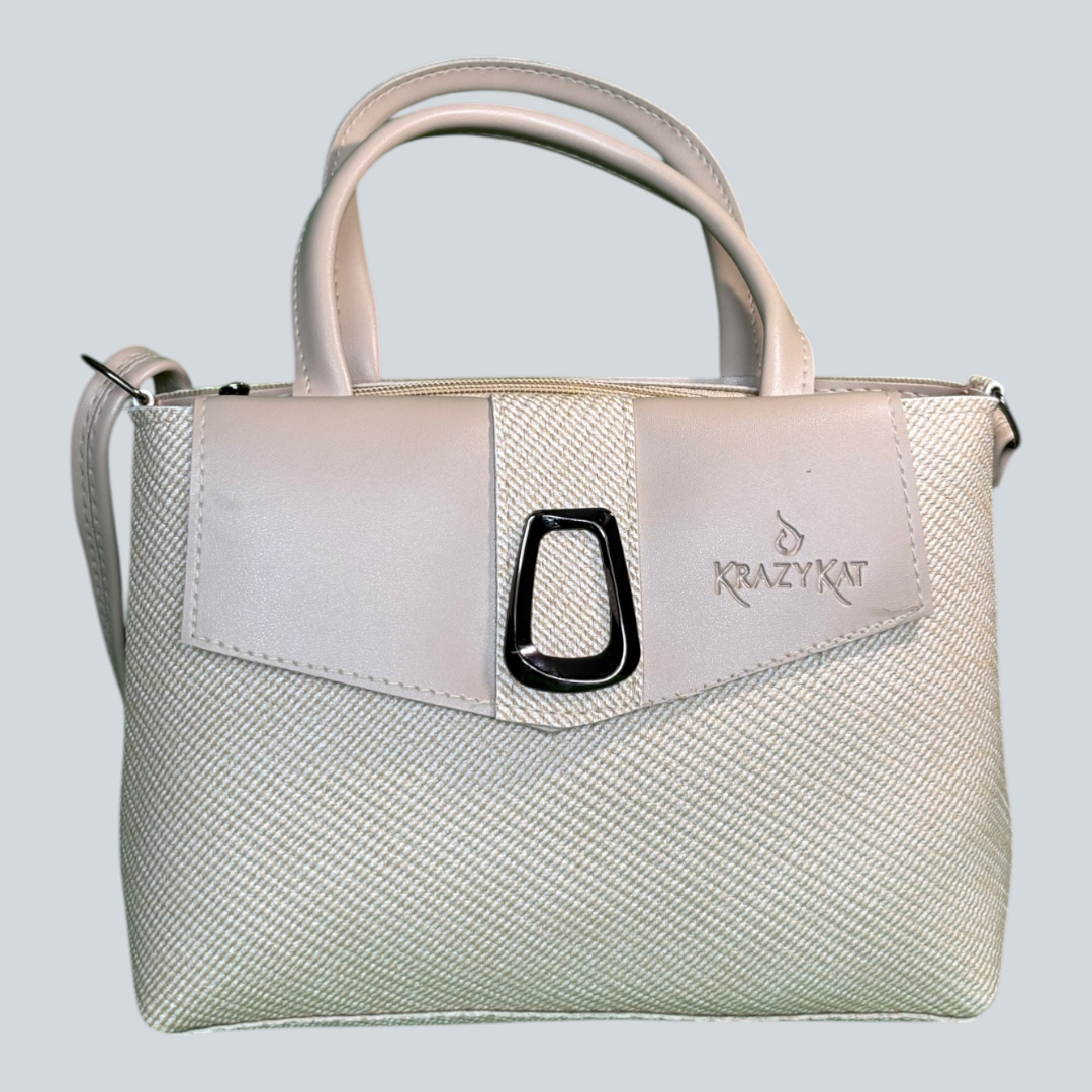 ‘Virelle Lock’ Structured Mini Satchel