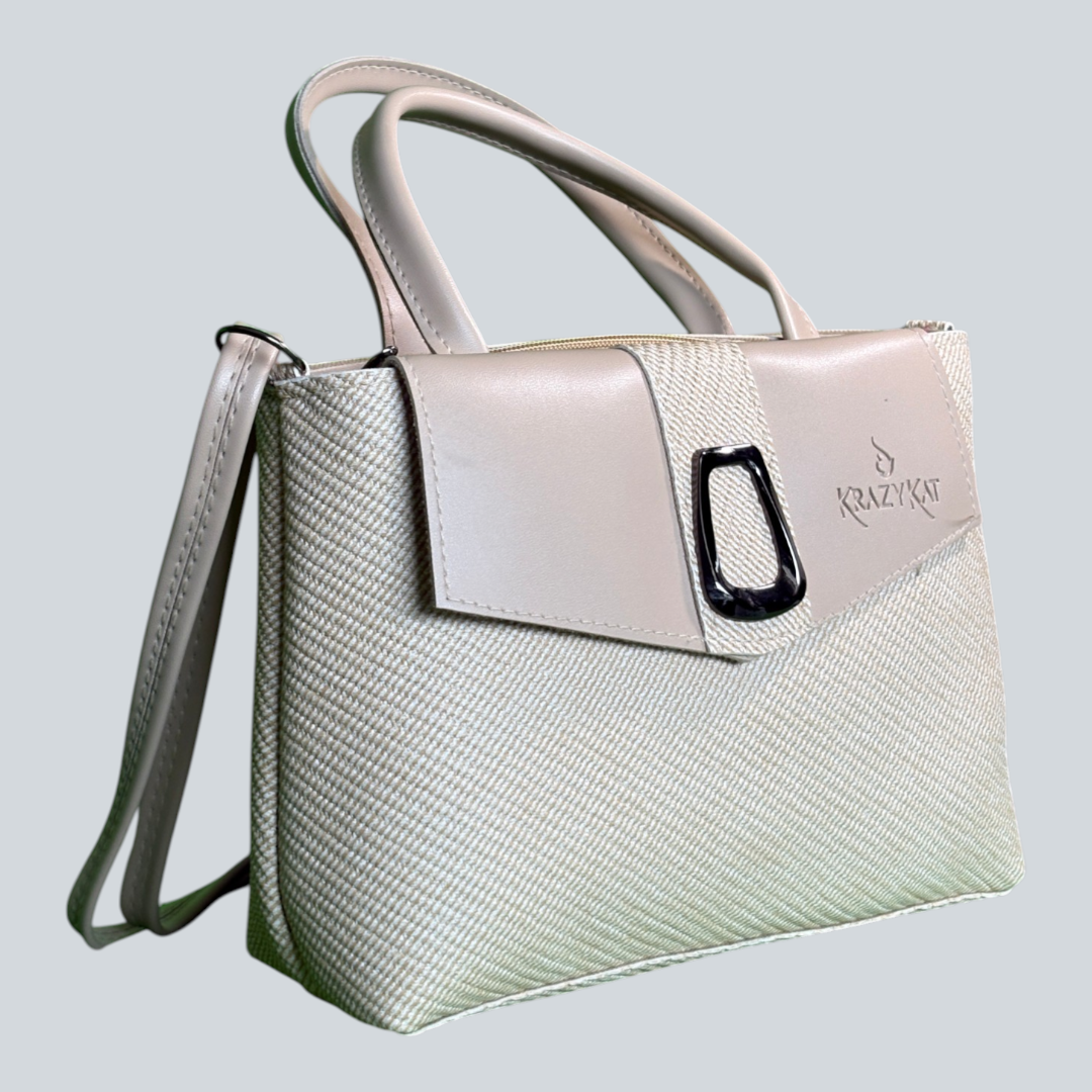 ‘Virelle Lock’ Structured Mini Satchel