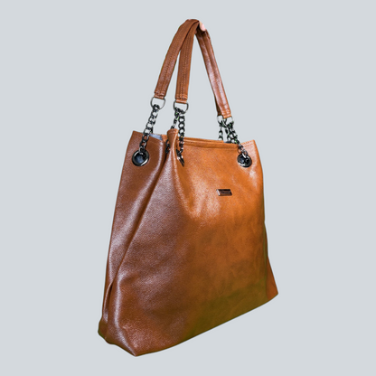 ‘Vantara’ Chain-Link Shoulder Tote