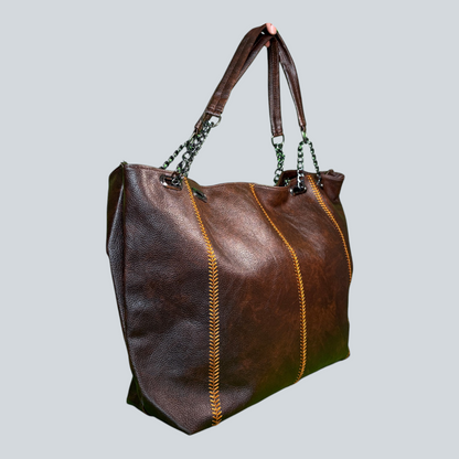 ‘Averelle’ Chain-Handle Tote