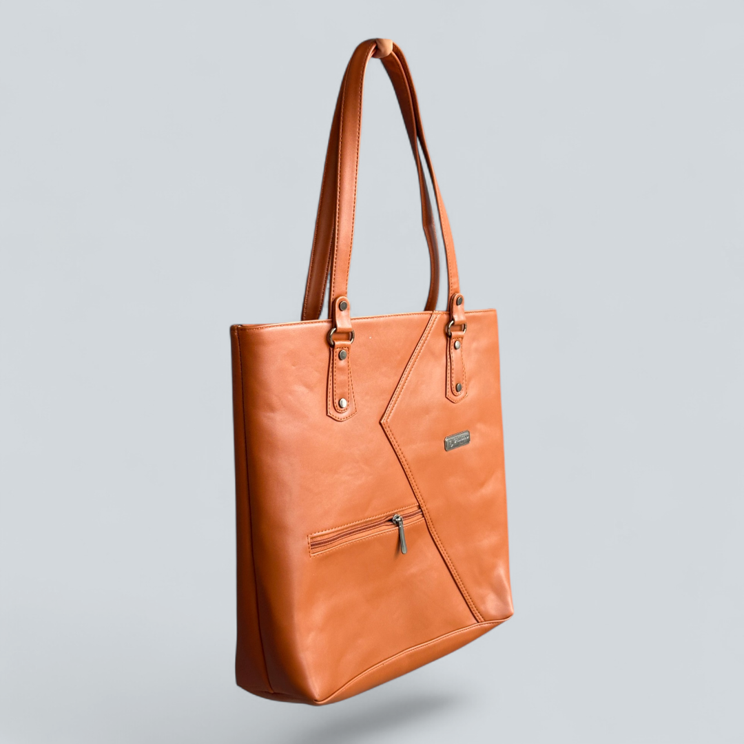 ‘Orvella’ Angled Stitch Work Tote