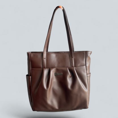 ‘Elvona’ Pleated Utility Tote